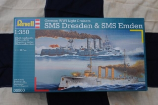 REV05500  SMS Dresden & SMS Emden German WWI Light Cruisers